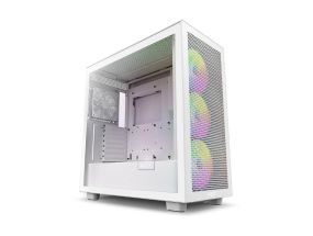 Case NZXT H7 Flow RGB MidiTower ATX EATX MicroATX MiniITX Colour White CM-H72FW-R1