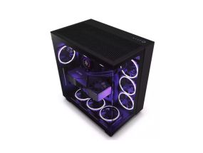 Case NZXT H9 FLOW MidiTower Case product features Transparent panel Not included ATX MicroATX...