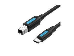 CABLE USB-C TO USB 2.0B/2M BLACK CQUBH VENTION