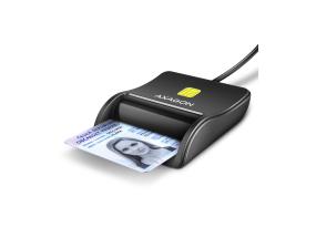 CARD READER FLAT SMARTCARD/USB2.0 1.3M CRE-SM3N AXAGON