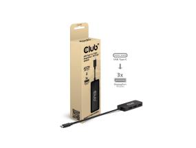 I/O HUB USB-C 3PORT DP/CSV-1553 CLUB3D