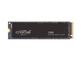 SSD CRUCIAL T500 1TB M.2 PCIe Gen4 NVMe 3D NAND Write speed 6800 MBytes/sec Read speed 7300...