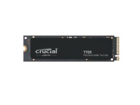 SSD CRUCIAL T705 4TB M.2 PCIe Gen5 NVMe Write speed 12600 MBytes/sec Read speed 14100 MBytes/sec...