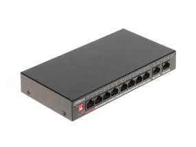 Switch DAHUA PFS3010-8ET-96-V2 Desktop/pedestal PoE ports 8 96 Watts DH-PFS3010-8ET-96-V2
