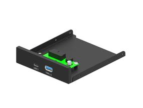 CASE ACC FRONT 3.5" PANEL/USB 2P FDI3-U3C-01 GEMBRID