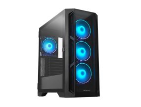 Case CHIEFTEC APEX ARGB MidiTower Not included ATX MicroATX MiniITX Colour Black GA-01B-TG-OP