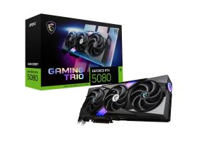 Graphics Card MSI NVIDIA GeForce RTX 5080 16 GB GDDR7 256 bit PCIE 5.0 16x Dual Slot Fansink...