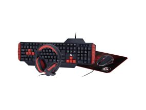 KEYBOARD USB GAMING KIT ENG/ULTIMATE GGS-UMG4-02 GEMBIRD