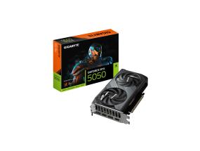 Graphics Card GIGABYTE NVIDIA GeForce RTX 5050 8 GB GDDR6 128 bit PCIE 5.0 16x GPU 2587 MHz Dual...