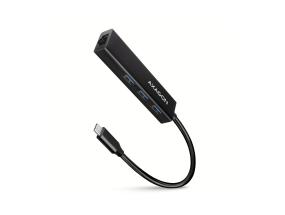 I/O HUB USB-C 4PORT GLAN/0.2M HMC-GL3A AXAGON