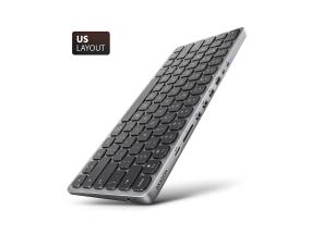 KEYBOARD + I/O HUB 9IN1/0.6M HMC-KB-US AXAGON