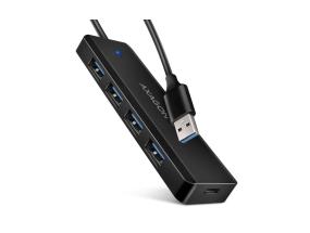 I/O HUB USB TRAVEL/0.19M HUE-C1A AXAGON