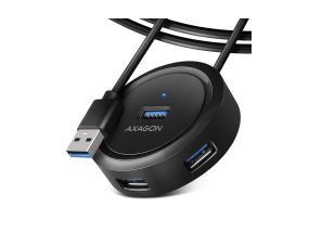 I/O HUB USB3.2 4PORT ROUND/1.2M HUE-P1AL AXAGON
