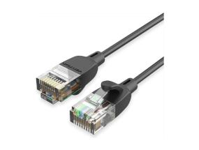 PATCH CABLE CAT.6A UTP/1.5M BLACK SLIM IBIBG VENTION