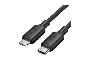 CABLE USB-C TO LIGHTNING/2M BLACK LAKBH VENTION