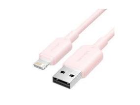 CABLE USB2.0 TO LIGHTNING/1M PINK LAMPF VENTION