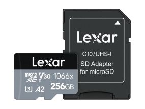 MEMORY MICRO SDXC 256GB UHS-I/W/A LMS1066256G-BNANG LEXAR