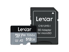 MEMORY MICRO SDXC 512GB UHS-I/W/A LMS1066512G-BNANG LEXAR