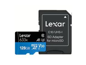 MEMORY MICRO SDXC 128GB UHS-I/W/A LMSBLPL128G-BNANG LEXAR