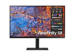 LCD Monitor SAMSUNG ViewFinity S8 32&quot; Business/4K Panel IPS 3840x2160 16:9 60Hz 5 ms Swivel Pivot...