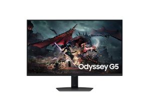 LCD Monitor SAMSUNG ODYSSEY G5 32&quot; Gaming Panel VA 2560x1440 16:9 180Hz 1 ms Colour Black...