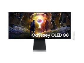 Monitor SAMSUNG 34&quot; Gaming/Smart/Curved/21 : 9 Panel OLED 3440x1440 21:9 175Hz 0.03 ms Speakers...