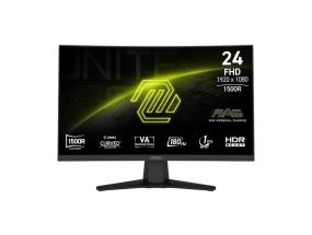 LCD Monitor MSI MAG 244C 23.6" Gaming/Curved/Frameless Matte Panel VA 1920x1080 16:9 180Hz 1 ms...