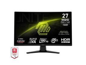 LCD Monitor MSI MAG 274CQF 27" Gaming/Curved Matte Panel VA 2560x1440 16:9 180Hz 0.5 ms Colour...