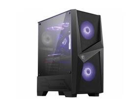 Case MSI MAG FORGE 100M MidiTower Not included ATX MicroATX MiniITX Colour Black MAGFORGE100M
