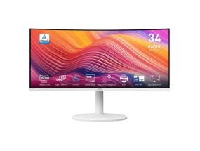 LCD Monitor MSI MODERN MD342CQPW 34&quot; Business/Curved/21 : 9 Swivel Pivot Height adjustable Tilt...