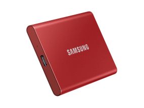 External SSD SAMSUNG T7 2TB USB 3.2 Write speed 1000 MBytes/sec Read speed 1050 MBytes/sec MU...