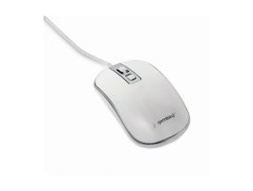 MOUSE USB OPTICAL WHITE/SILVER/MUS-4B-06-WS GEMBIRD