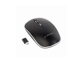 MOUSE USB-C OPTICAL WRL BLACK/SILENT MUSW-4BSC-01 GEMBIRD