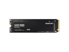 SSD SAMSUNG 980 250GB M.2 PCIE NVMe MLC Write speed 1300 MBytes/sec Read speed 2900 MBytes/sec 2...