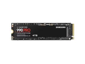 SSD SAMSUNG 990 PRO 4TB M.2 PCIe Gen4 NVMe TLC Write speed 6900 MBytes/sec Read speed 7450 MBytes...