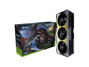 Graphics Card PALIT NVIDIA GeForce RTX 5070 Ti 16 GB GDDR7 256 bit PCIE 5.0 16x GPU 2295 MHz...