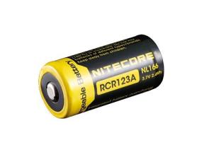BATTERY RECH. 650MAH 3.7V/RCR123 NL166 NITECORE