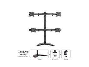 MONITOR ACC DESK MOUNT 10-27"/NM-D335D4BLACK NEOMOUNTS