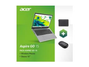 Notebook ACER Aspire Go 15 AG15-42P-R0QU CPU  Ryzen 5 5625U 2300 MHz 15.6" 1920x1080 RAM 16GB SSD...