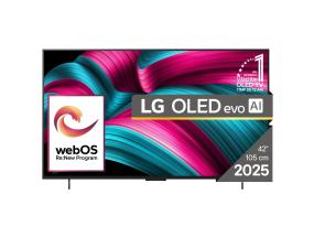 TV Set LG 42" OLED/4K/Smart 3840x2160 Wireless LAN Bluetooth webOS Black OLED42C51LA