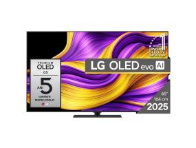 TV Set LG 65" OLED/4K/Smart 3840x2160 webOS Black OLED65G53LS