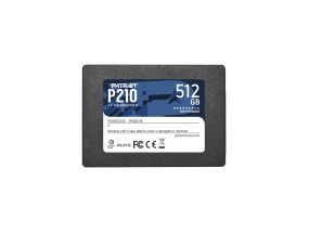 SSD PATRIOT P210 512GB SATA 3.0 Write speed 430 MBytes/sec Read speed 520 MBytes/sec 2,5&quot; TBW 240...