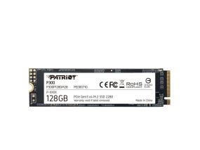 SSD PATRIOT P300 128GB M.2 PCIE NVMe 3D NAND Write speed 600 MBytes/sec Read speed 1600 MBytes...