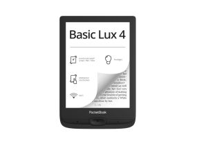 E-Reader POCKETBOOK Basic Lux 4 6&quot; 1024x758 1xUSB-C Micro SD Wireless LAN Black PB618-P-WW