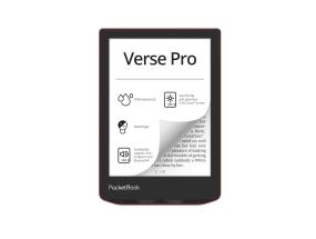 E-Reader POCKETBOOK Verse Pro 6" 1072x1448 1xUSB-C Wireless LAN Bluetooth Red PB634-3-WW