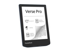 E-Reader POCKETBOOK Verse Pro 6&quot; 1072x1448 1xUSB-C Wireless LAN Bluetooth Azure PB634-A-WW