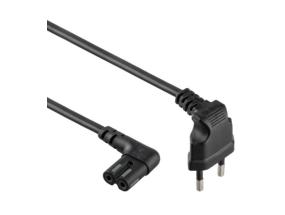CABLE POWER EU 1M/ANGLED PC-184L GEMBIRD