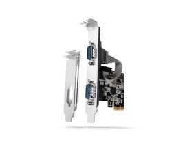 NET CARD PCIE 2PORT 250KBPS/SP&LP PCEA-S2N AXAGON