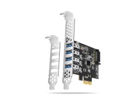 I/O CARD USB PCIE 4PORT/PCEU-43RS AXAGON