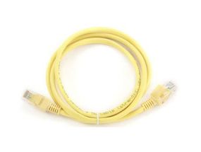 PATCH CABLE CAT5E UTP 1M/YELLOW PP12-1M/Y GEMBIRD